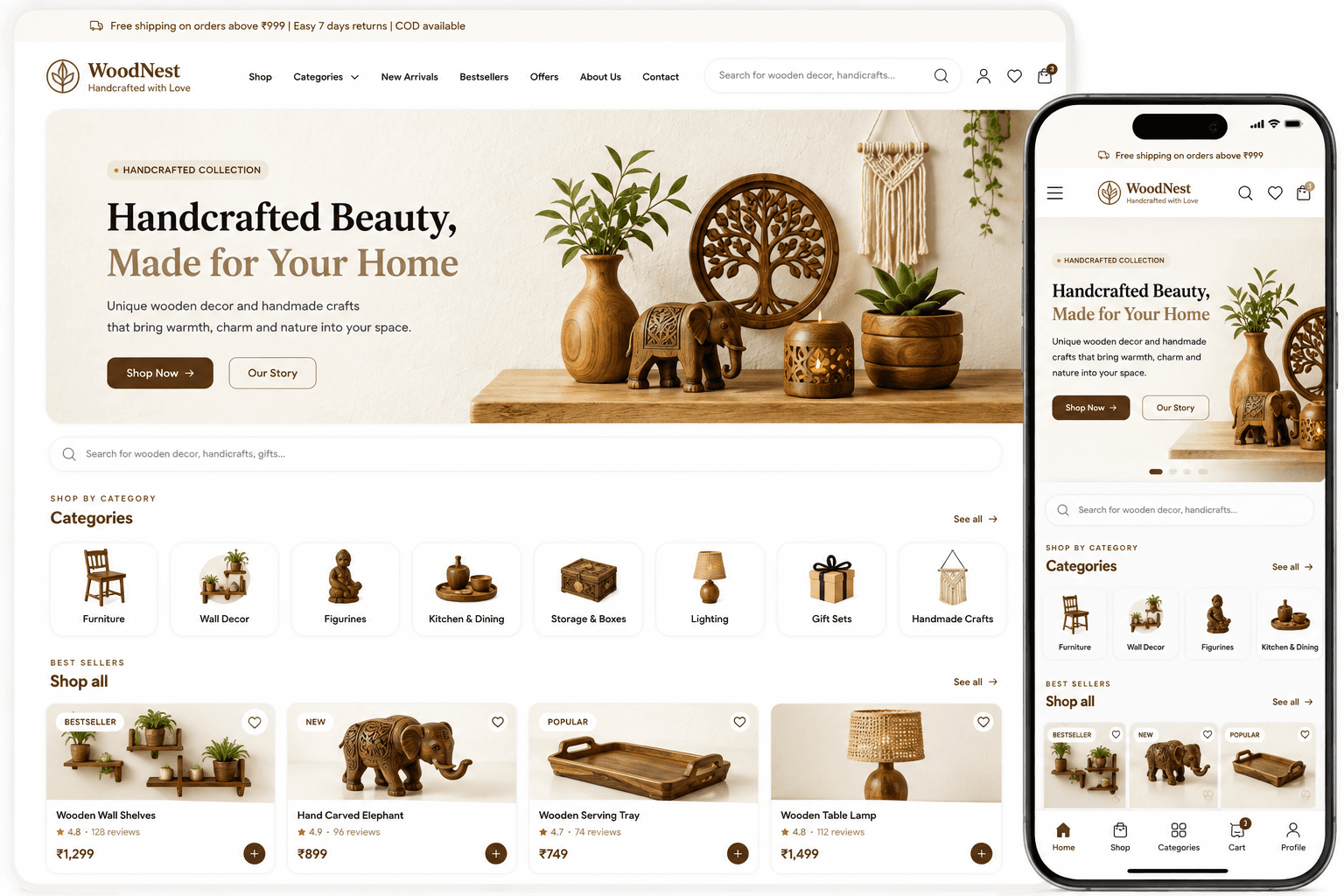 Handmade Store Shopify Theme preview